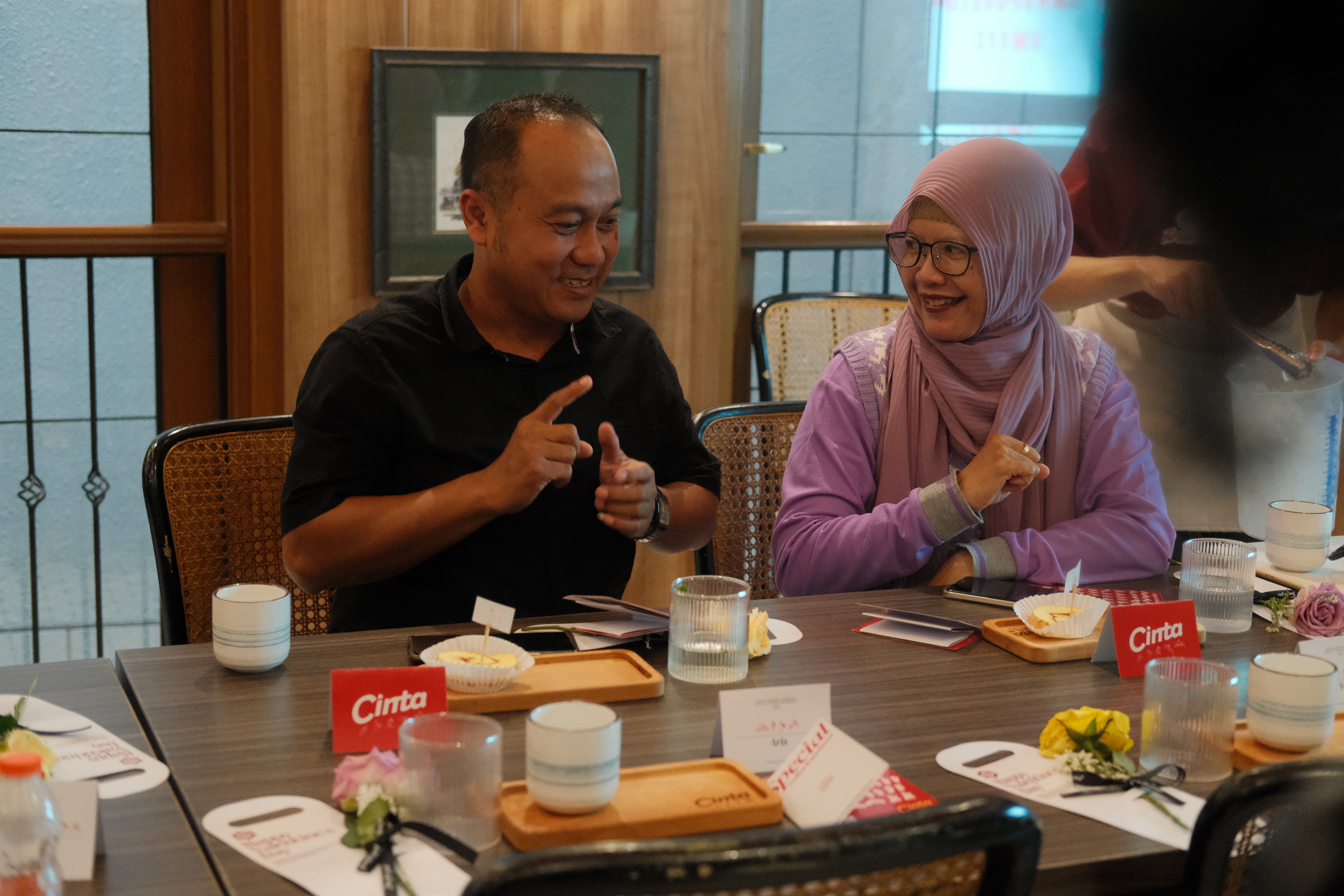 Coffee being served during Coffee Experiences